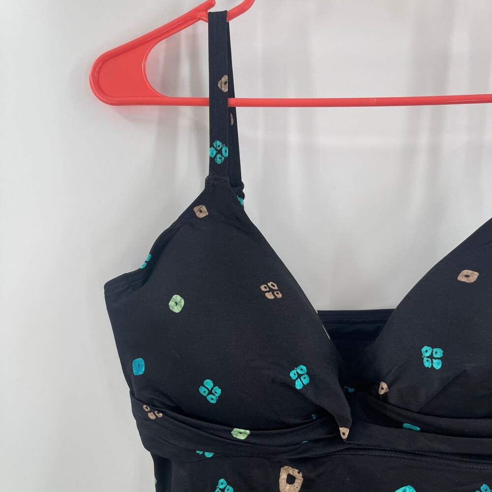 CONTOURS BY COCO REEF Tankini Top Size 10/34D NWT Black Underwire Shapemaker - Picture 5 of 16